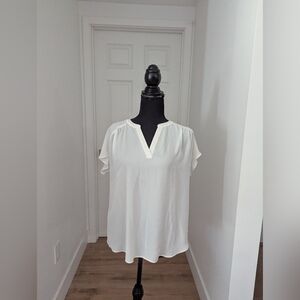 Banana Republic Elegant White Women's Top Size Small